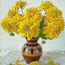 Схема вышивки «Золотые шары»