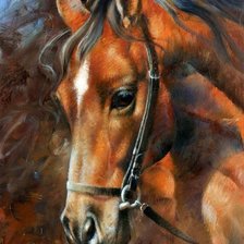 Схема вышивки «Конь»