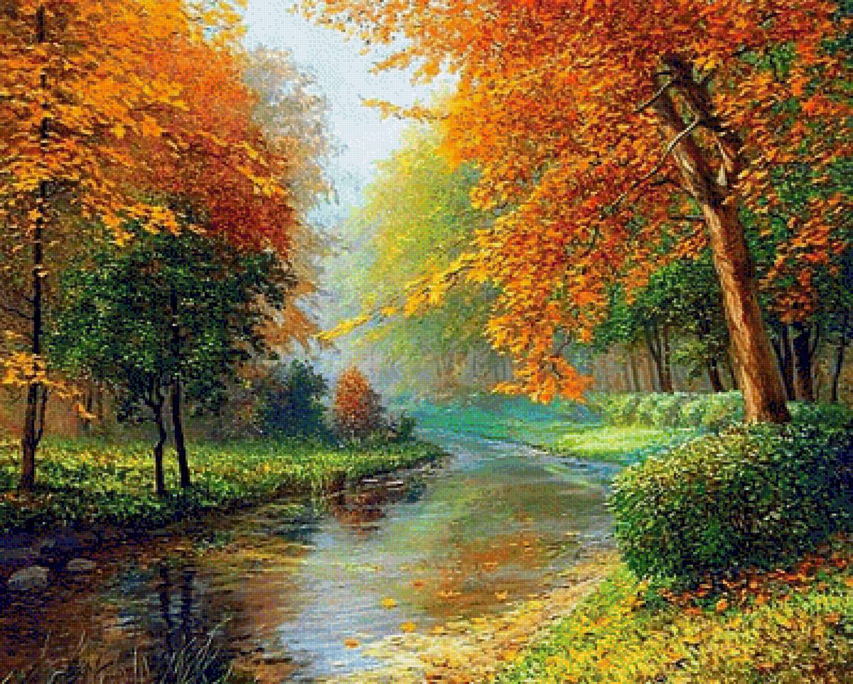 осенняя природа - пейзаж, природа, осень - предпросмотр