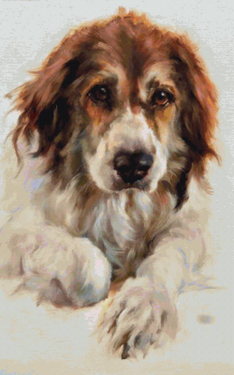 Серия  "Верность" - животные, акварель - предпросмотр