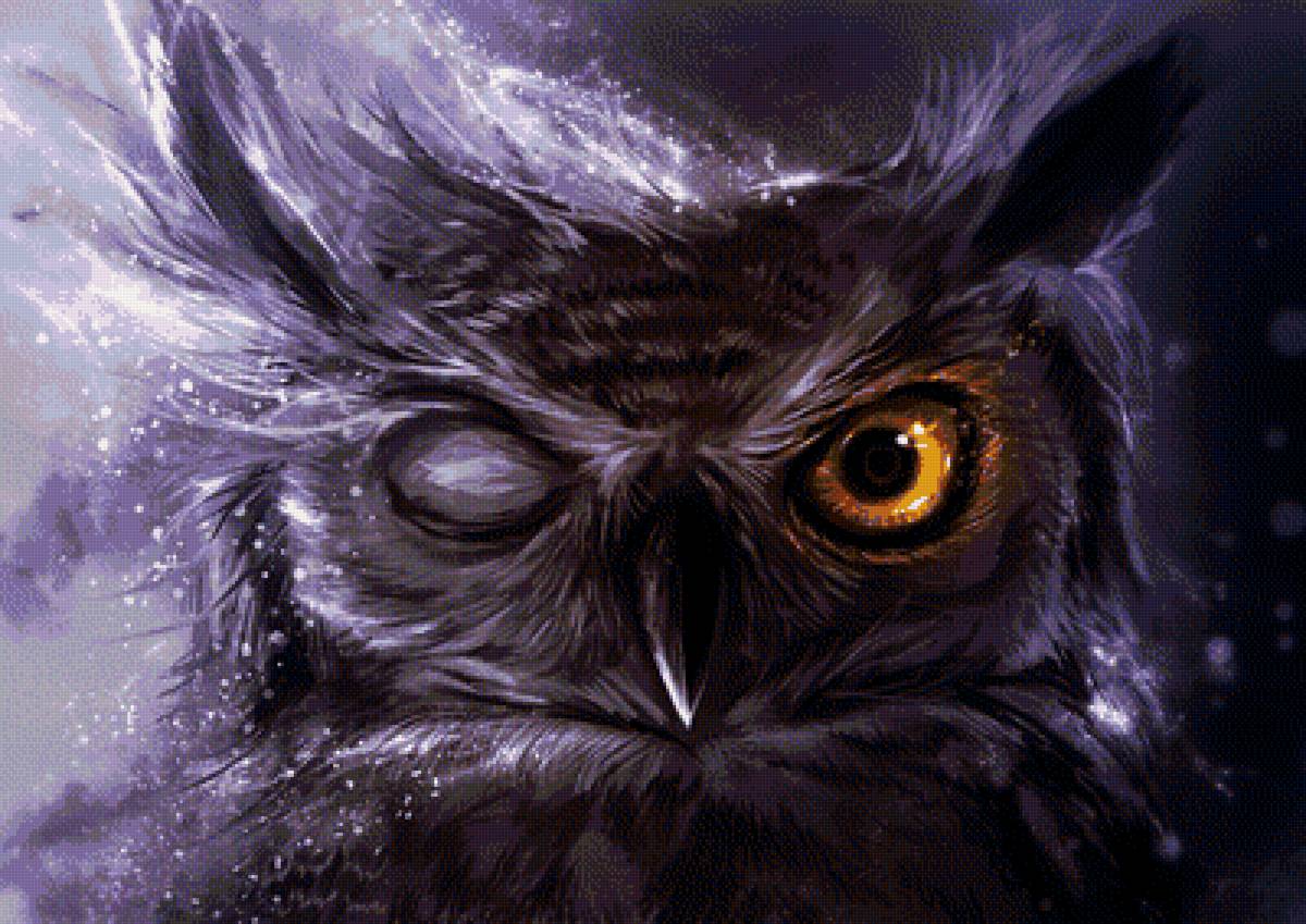 №1822707 - сова, филин, птица - предпросмотр