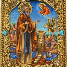 Схема вышивки «Даниил Столпник»