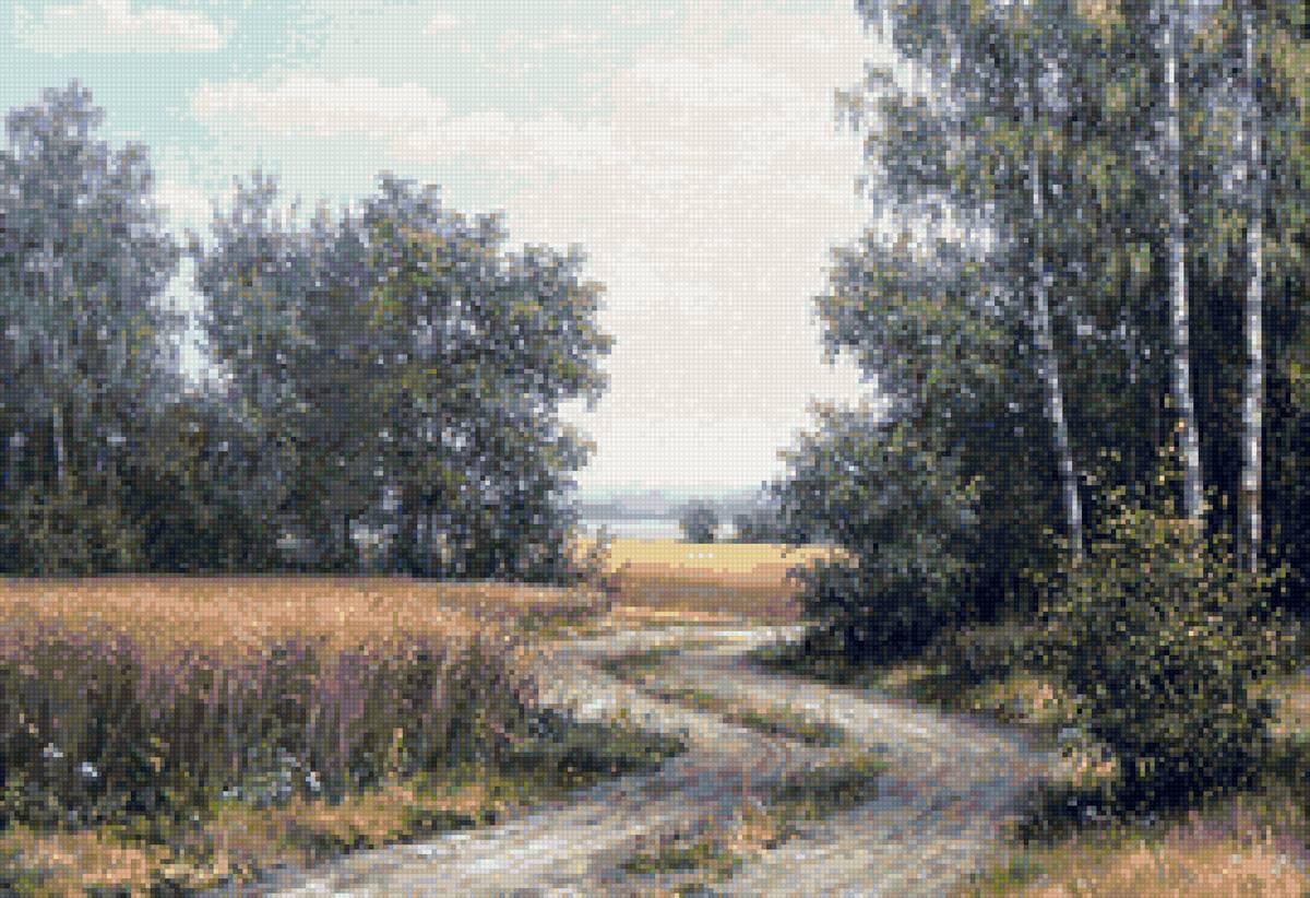 Худ. Анищенко - лес, природа, пейзаж лето - предпросмотр