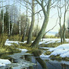 Схема вышивки «Худ. Анищенко  Весна»