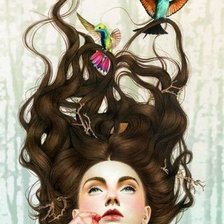 Схема вышивки «Лесная дева»