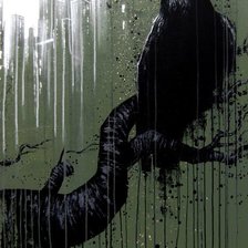 Схема вышивки «Ворона»