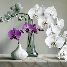 Схема вышивки «цветы»