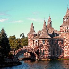 Схема вышивки «замок»