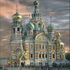 Схема вышивки «храм»