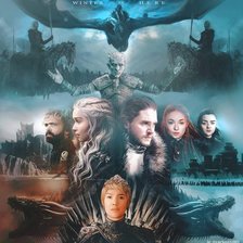 Схема вышивки «Игра престолов»