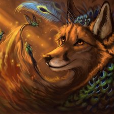 Схема вышивки «Лиса»