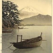 Схема вышивки «Вид на гору Фудзи»