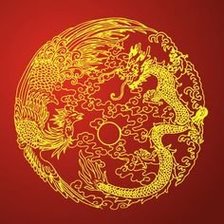 Схема вышивки «Мандала Золотой Дракон»