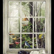 Схема вышивки «птицы»