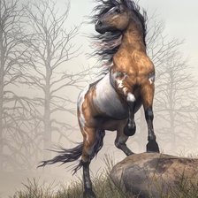 Схема вышивки «horse»