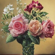 Схема вышивки «цветы»