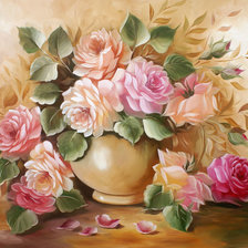 Схема вышивки «Цветы»