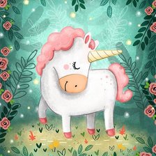 Схема вышивки «unicorn»