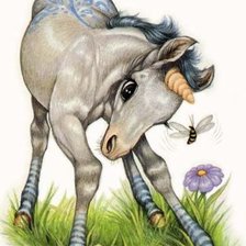 Схема вышивки «unicorn»