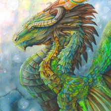 Схема вышивки «dragon»