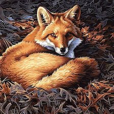 Схема вышивки «Лиса.»