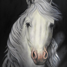 Схема вышивки «конь»