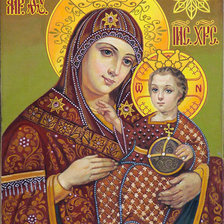 Схема вышивки «богородица»