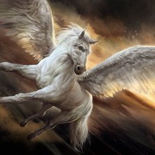 Схема вышивки «пегас»