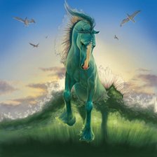 Схема вышивки «конь»