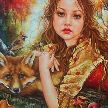 Схема вышивки «осенняя»