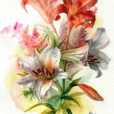 Схема вышивки «Лилия 2»