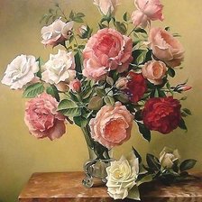 Схема вышивки «БУКЕТ РОЗ»