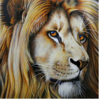 Схема вышивки «Лев»