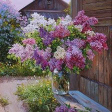 Схема вышивки «цветы»