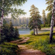 Схема вышивки «ПЕЙЗАЖ»