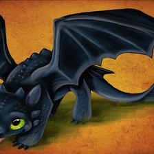 Схема вышивки «дракон»