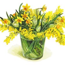 Схема вышивки «Весенний букет»