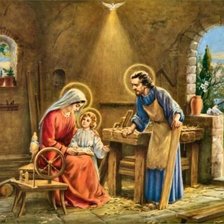 Схема вышивки «около младенца»