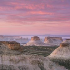 Схема вышивки «Закат на Устюрте»