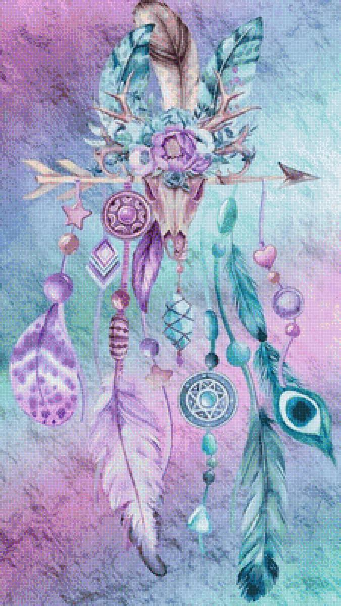 pastel dream catcher - предпросмотр