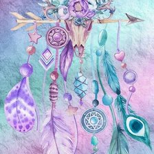 pastel dream catcher