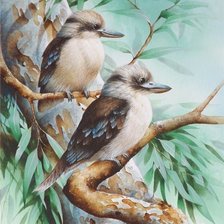 Схема вышивки «Птицы»