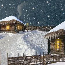 Схема вышивки «Ночь перед Рождеством»