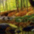 Предпросмотр схемы вышивки «Лесной ручей» (№1831899)