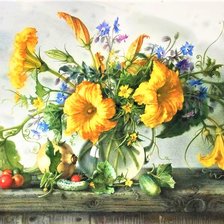 Схема вышивки «НАТЮРМОРТ ДЛЯ КУХНИ»