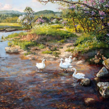 Схема вышивки «лето»