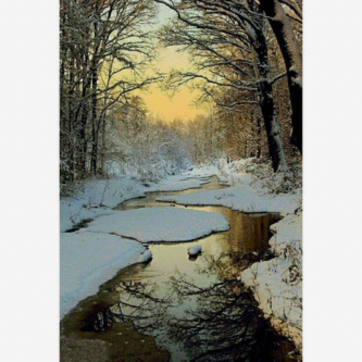 декабрь - лес, зима - предпросмотр