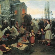 Схема вышивки «Пасха»