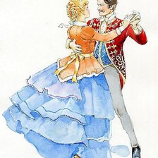 Схема вышивки «вальс»