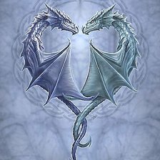 Схема вышивки «Драконы»